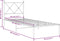 vidaXL - Bedframe - met - hoofdbord - metaal - zwart - 80x200 - cm
