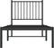 vidaXL - Bedframe - met - hoofdbord - metaal - zwart - 80x200 - cm