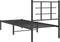 vidaXL-Bedframe-met-hoofdbord-metaal-zwart-80x200-cm