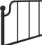 vidaXL - Bedframe - met - hoofdbord - metaal - zwart - 80x200 - cm