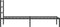 vidaXL - Bedframe - met - hoofdbord - metaal - zwart - 80x200 - cm