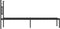 vidaXL - Bedframe - met - hoofdbord - metaal - zwart - 80x200 - cm