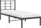 vidaXL-Bedframe-met-hoofdbord-metaal-zwart-80x200-cm