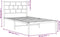 vidaXL - Bedframe - met - hoofdbord - metaal - zwart - 90x190 - cm