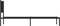 vidaXL - Bedframe - met - hoofdbord - metaal - zwart - 90x190 - cm