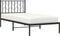 vidaXL - Bedframe - met - hoofdbord - metaal - zwart - 90x190 - cm