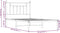 vidaXL - Bedframe - met - hoofdbord - metaal - zwart - 90x200 - cm