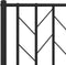 vidaXL - Bedframe - met - hoofdbord - metaal - zwart - 90x200 - cm