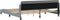 vidaXL - Bedframe - met - hoofdbord - stof - lichtgrijs - 200x200 - cm