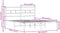 vidaXL - Bedframe - met - hoofdbord - zonder - matras - bruin - eiken - 160x200 - cm