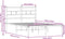 vidaXL - Bedframe - met - hoofdbord - zonder - matras - bruin - eiken - 120x190 - cm