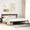 vidaXL - Bedframe - met - hoofdbord - zonder - matras - bruin - eiken - 180x200 - cm