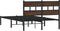 vidaXL - Bedframe - met - hoofdbord - zonder - matras - bruin - eiken - 120x200 - cm