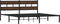 vidaXL - Bedframe - met - hoofdbord - zonder - matras - bruin - eiken - 180x200 - cm