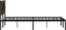 vidaXL - Bedframe - met - hoofdbord - zonder - matras - bruin - eiken - 200x200 - cm