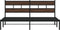 vidaXL - Bedframe - met - hoofdbord - zonder - matras - bruin - eiken - 180x200 - cm