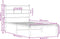 vidaXL - Bedframe - met - hoofdbord - zonder - matras - bruin - eikenkleur - 75x190 - cm