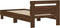 vidaXL - Bedframe - met - hoofdbord - zonder - matras - bruin - eikenkleur - 75x190 - cm