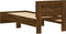 vidaXL - Bedframe - met - hoofdbord - zonder - matras - bruin - eikenkleur - 90x200 - cm