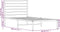 vidaXL - Bedframe - met - hoofdbord - zonder - matras - metaal - wit - 75x190 - cm