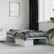 vidaXL - Bedframe - met - hoofdbord - zonder - matras - metaal - wit - 75x190 - cm