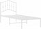 vidaXL - Bedframe - met - hoofdbord - zonder - matras - metaal - wit - 75x190 - cm