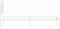vidaXL - Bedframe - met - hoofdbord - zonder - matras - metaal - wit - 75x190 - cm