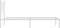 vidaXL - Bedframe - met - hoofdbord - zonder - matras - metaal - wit - 75x190 - cm