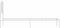 vidaXL - Bedframe - met - hoofdbord - zonder - matras - metaal - wit - 75x190 - cm