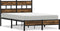 vidaXL - Bedframe - met - hoofdbord - zonder - matras - sonoma - eiken - 120x190 - cm