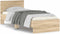 vidaXL - Bedframe - met - hoofdbord - zonder - matras - sonoma - eiken - 90x200 - cm