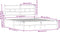 vidaXL - Bedframe - met - hoofdbord - zonder - matras - sonoma - eiken - 140x200 - cm
