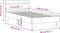 vidaXL - Bedframe - met - hoofdbord - zonder - matras - sonoma - eiken - 75x190 - cm
