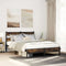 vidaXL - Bedframe - met - hoofdbord - zonder - matras - sonoma - eiken - 137x190 - cm