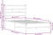 vidaXL - Bedframe - met - hoofdbord - zonder - matras - sonoma - eiken - 80x200 - cm