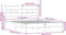 vidaXL - Bedframe - met - hoofdbord - zonder - matras - sonoma - eiken - 140x190 - cm