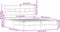 vidaXL - Bedframe - met - hoofdbord - zonder - matras - sonoma - eiken - 137x190 - cm