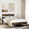 vidaXL - Bedframe - met - hoofdbord - zonder - matras - sonoma - eiken - 120x190 - cm