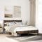 vidaXL - Bedframe - met - hoofdbord - zonder - matras - sonoma - eiken - 150x200 - cm