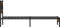 vidaXL - Bedframe - met - hoofdbord - zonder - matras - sonoma - eiken - 100x200 - cm