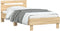 vidaXL - Bedframe - met - hoofdbord - zonder - matras - sonoma - eiken - 100x200 - cm