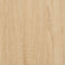 vidaXL - Bedframe - met - hoofdbord - zonder - matras - sonoma - eiken - 75x190 - cm