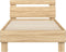 vidaXL - Bedframe - met - hoofdbord - zonder - matras - sonoma - eiken - 90x190 - cm
