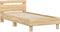vidaXL - Bedframe - met - hoofdbord - zonder - matras - sonoma - eiken - 75x190 - cm