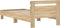 vidaXL - Bedframe - met - hoofdbord - zonder - matras - sonoma - eiken - 90x190 - cm