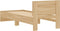 vidaXL - Bedframe - met - hoofdbord - zonder - matras - sonoma - eiken - 90x190 - cm
