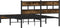 vidaXL - Bedframe - met - hoofdbord - zonder - matras - sonoma - eiken - 140x190 - cm