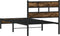 vidaXL - Bedframe - met - hoofdbord - zonder - matras - sonoma - eiken - 90x190 - cm