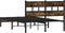 vidaXL - Bedframe - met - hoofdbord - zonder - matras - sonoma - eiken - 120x190 - cm