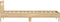 vidaXL - Bedframe - met - hoofdbord - zonder - matras - sonoma - eiken - 75x190 - cm